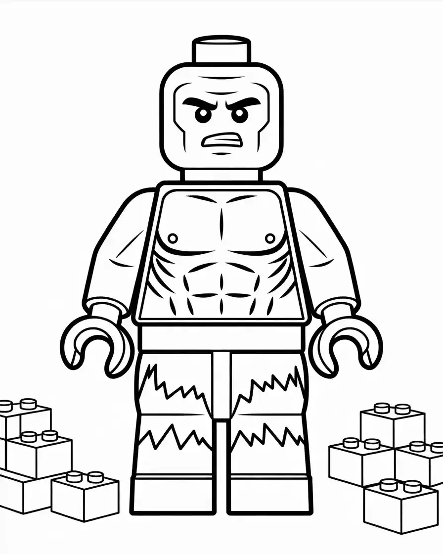 Hulk Coloring Pages 13 lego hulk coloring sheet