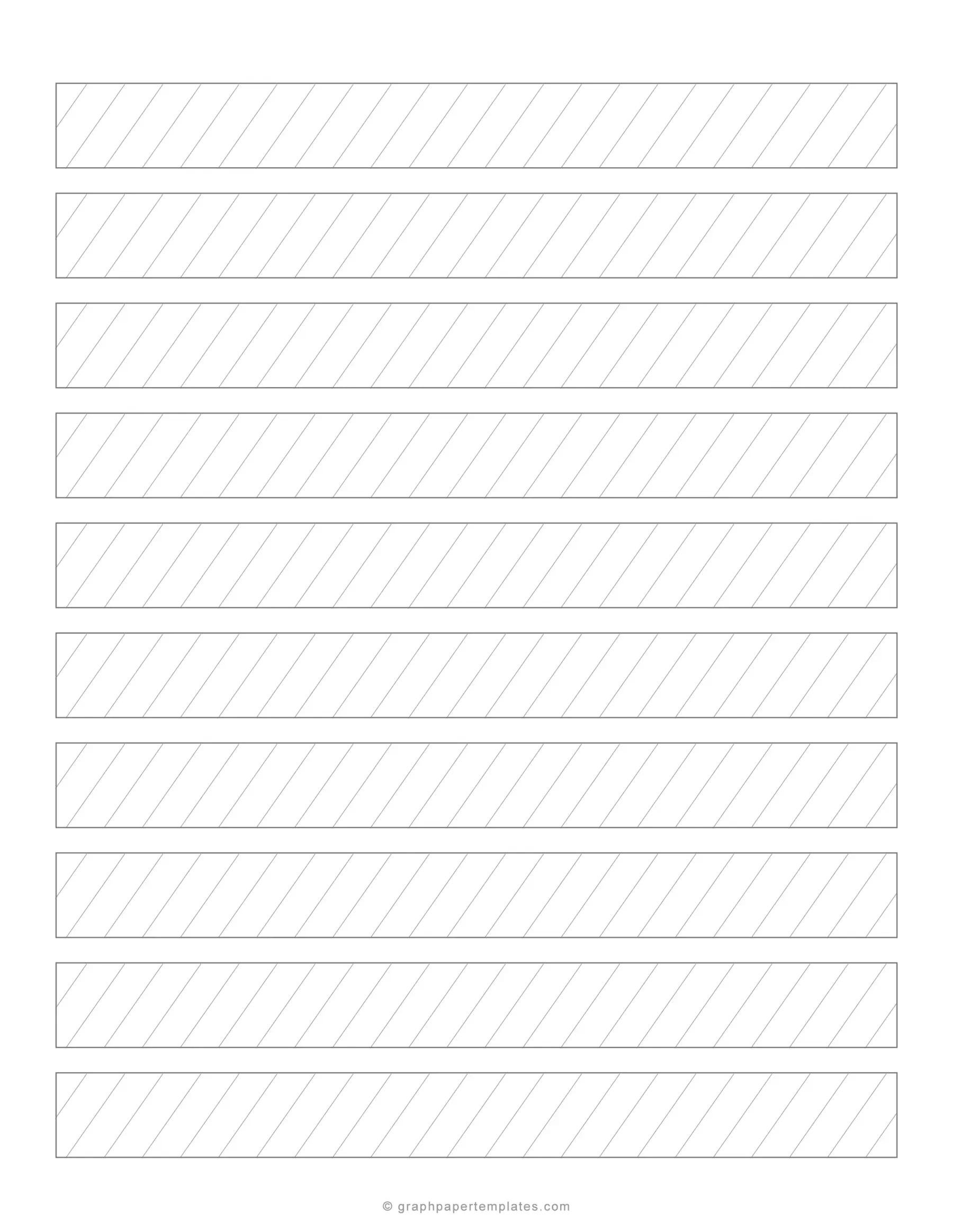 no horizontal lines calligraphy paper