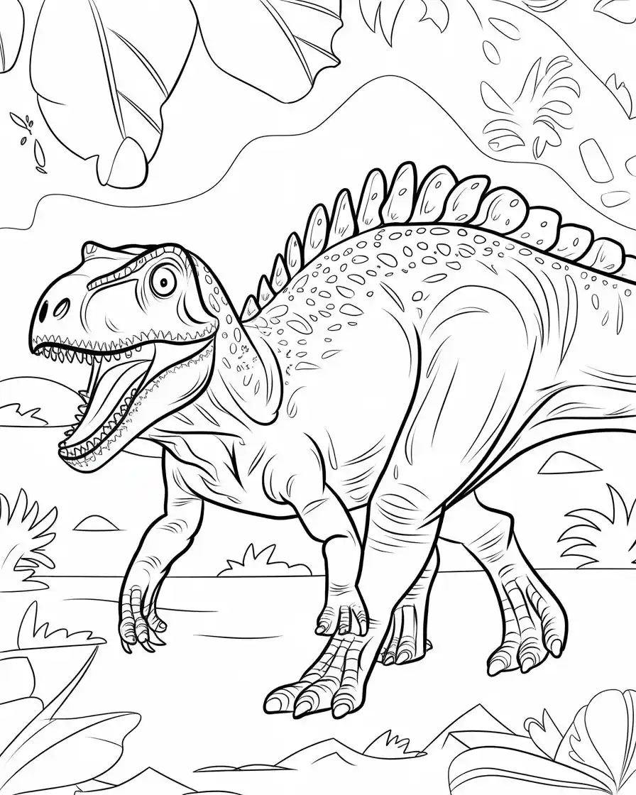 pachycephalosaurus coloring pages