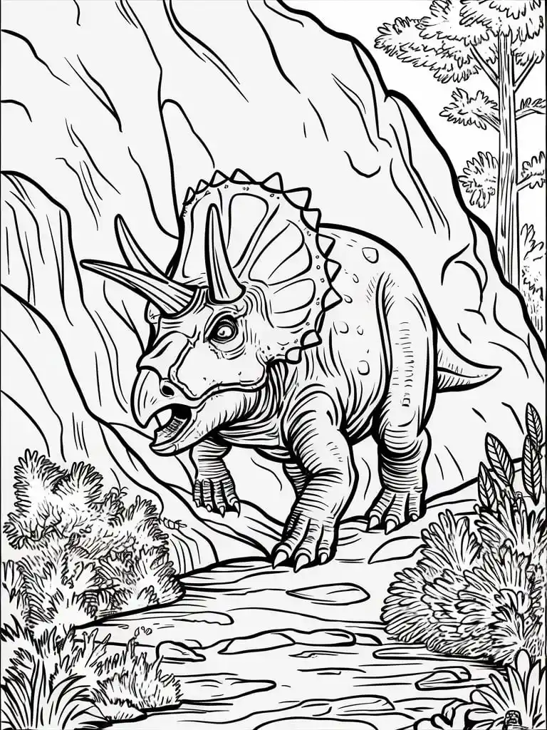 protoceratops coloring pages