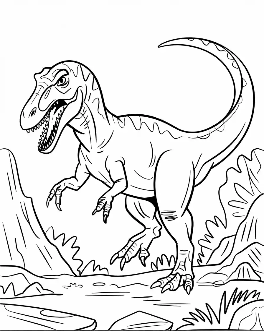 suchomimus coloring pages