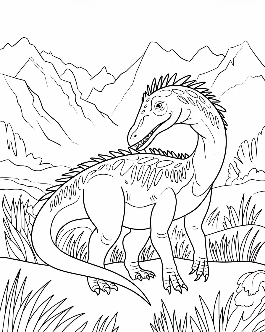 therizinosaurus coloring pages