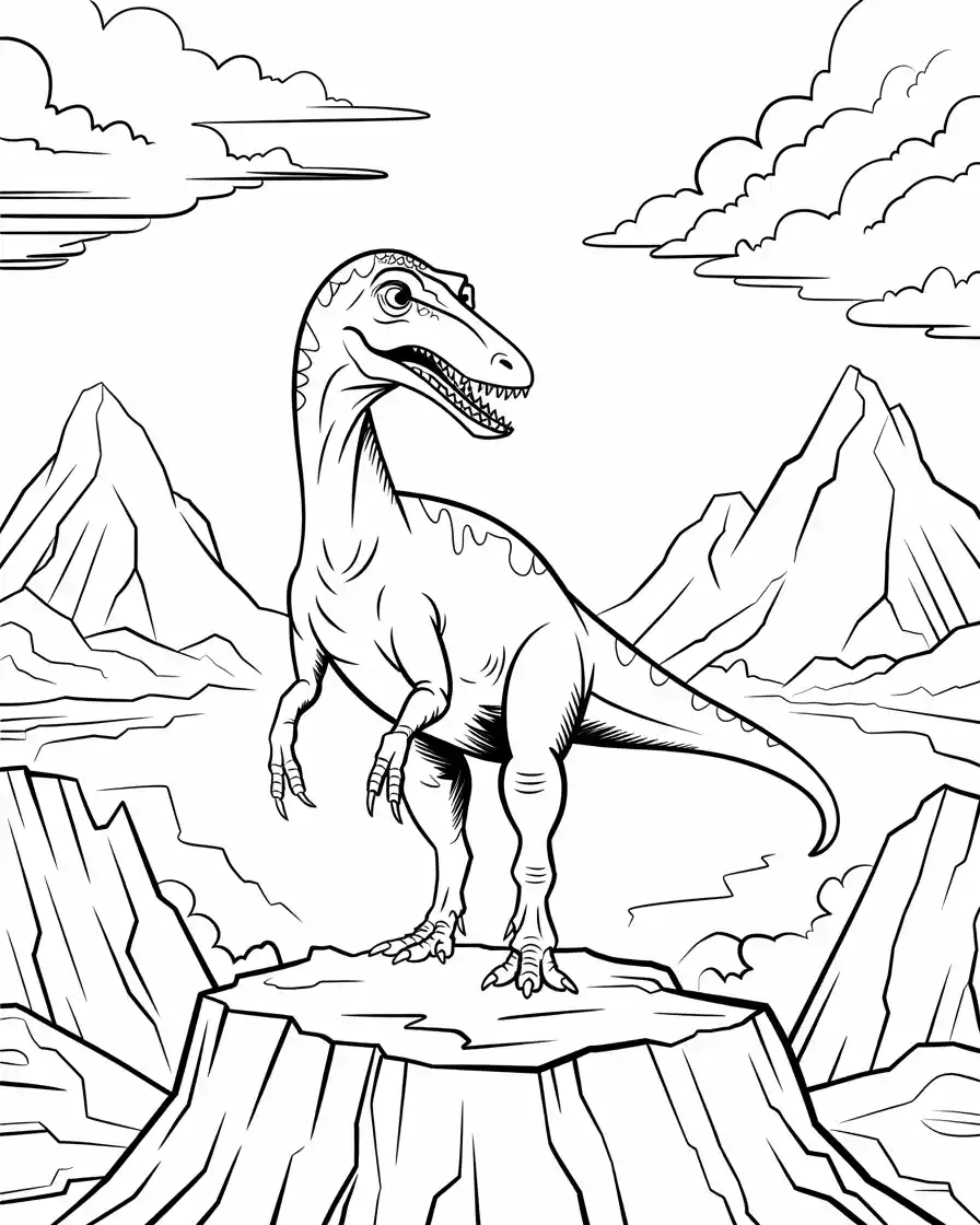 troodon coloring pages
