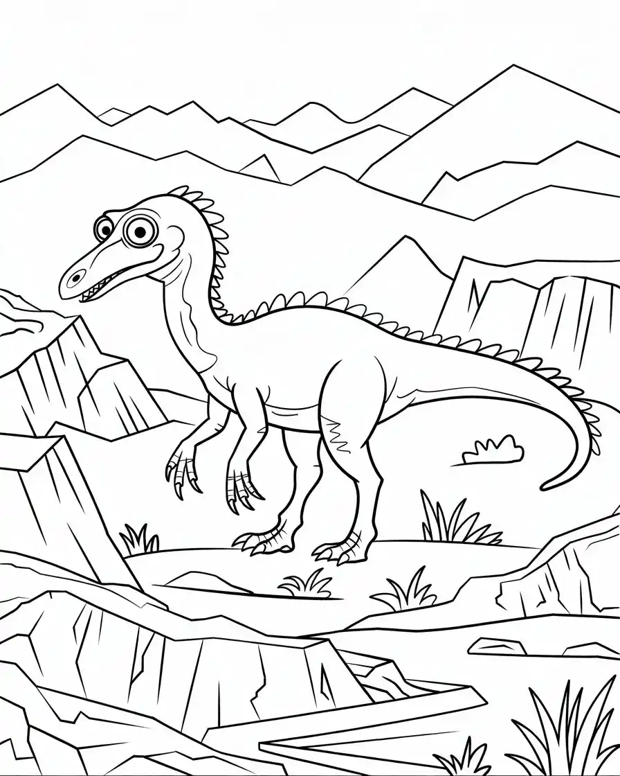 troodon dinosaur coloring pages