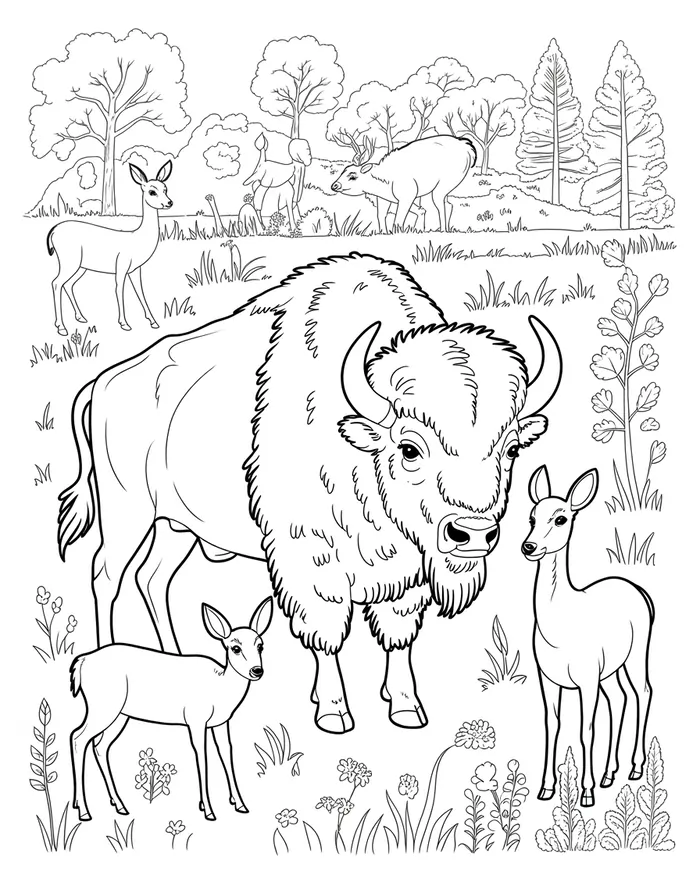 wild animals coloring pages