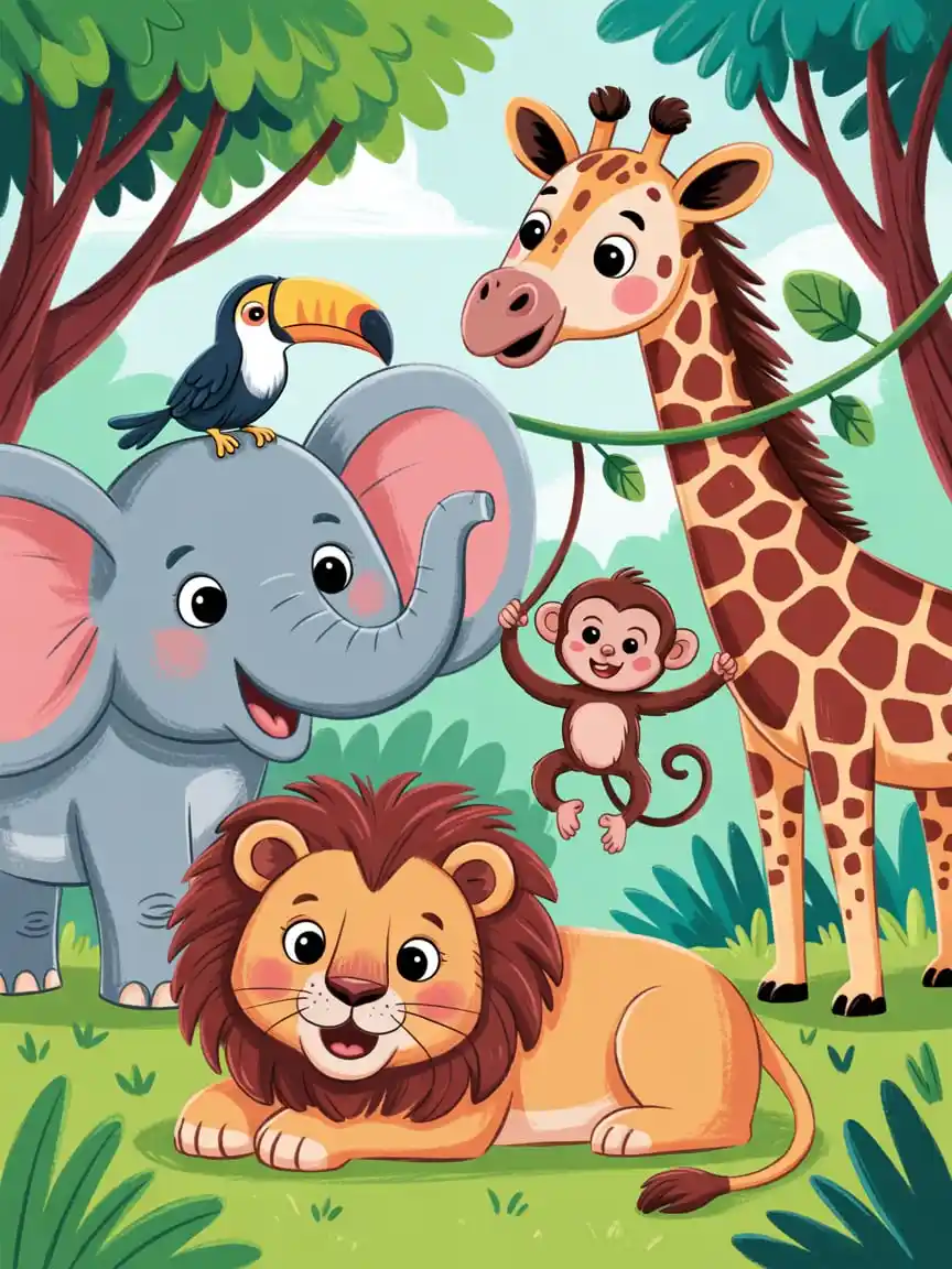 Printer Test Page 25 animals coloring page icon