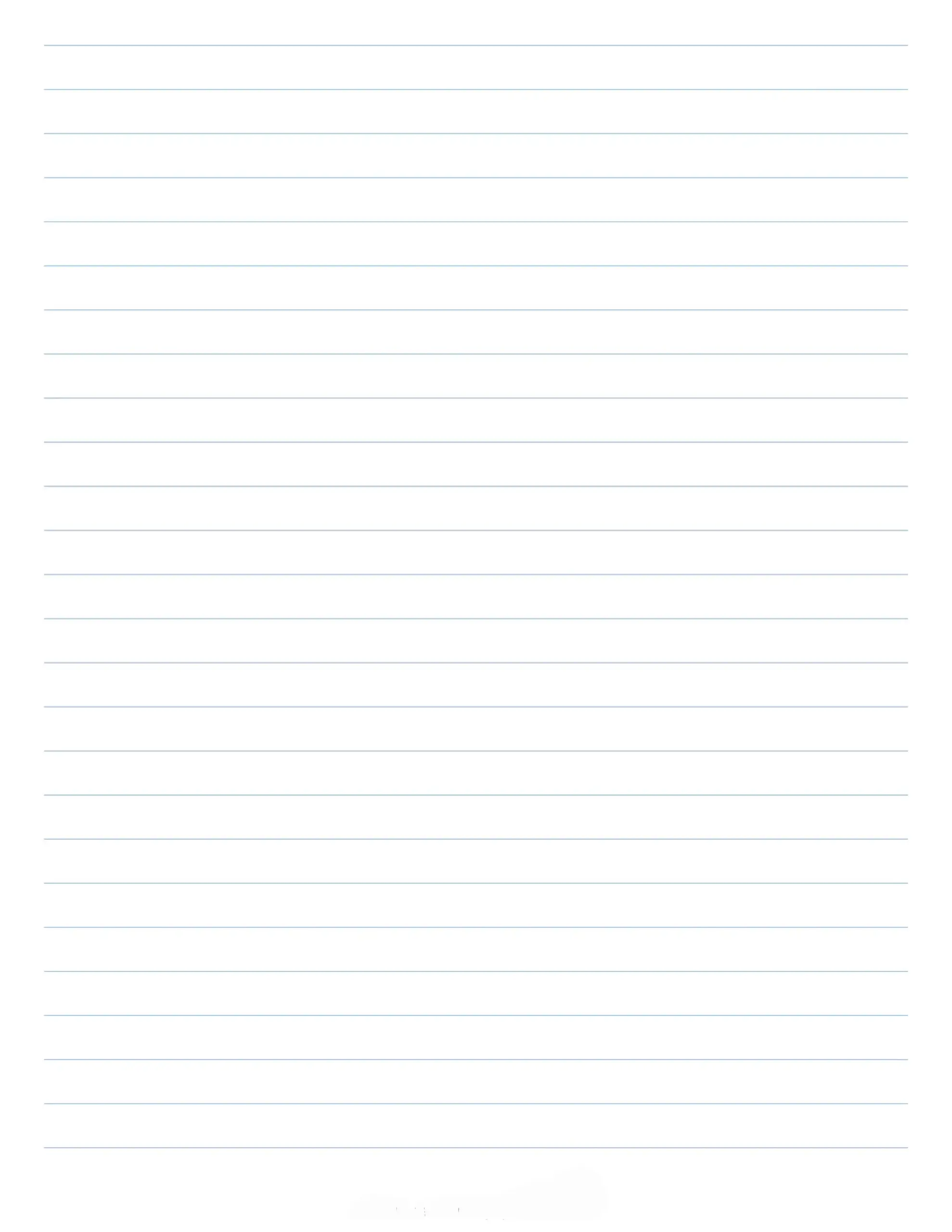 Letter Size lined paper 12 blue-lines-letter-size-paper