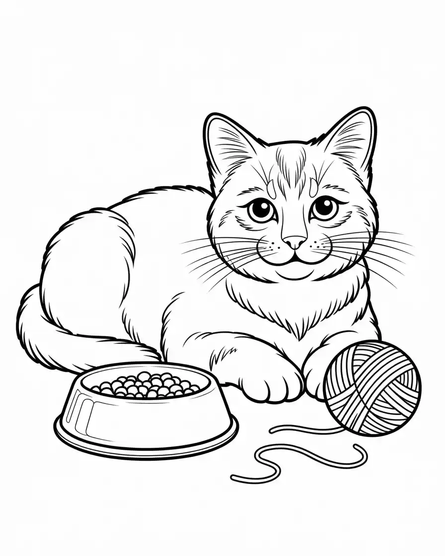 close up of realistic cat