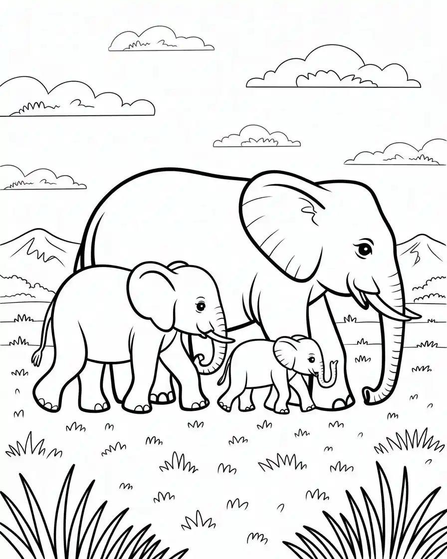elephants family