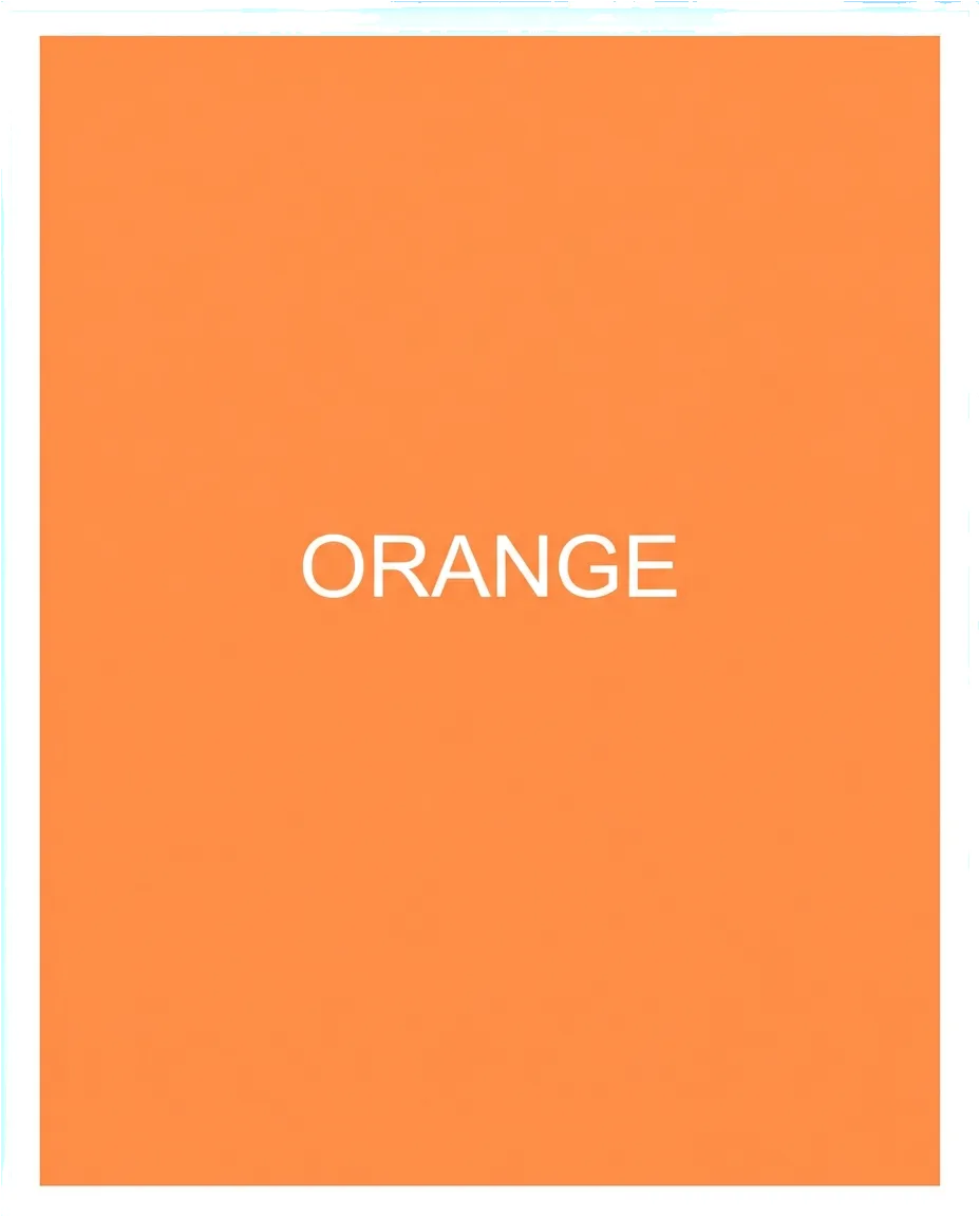 Printer Test Page 14 orange color print test