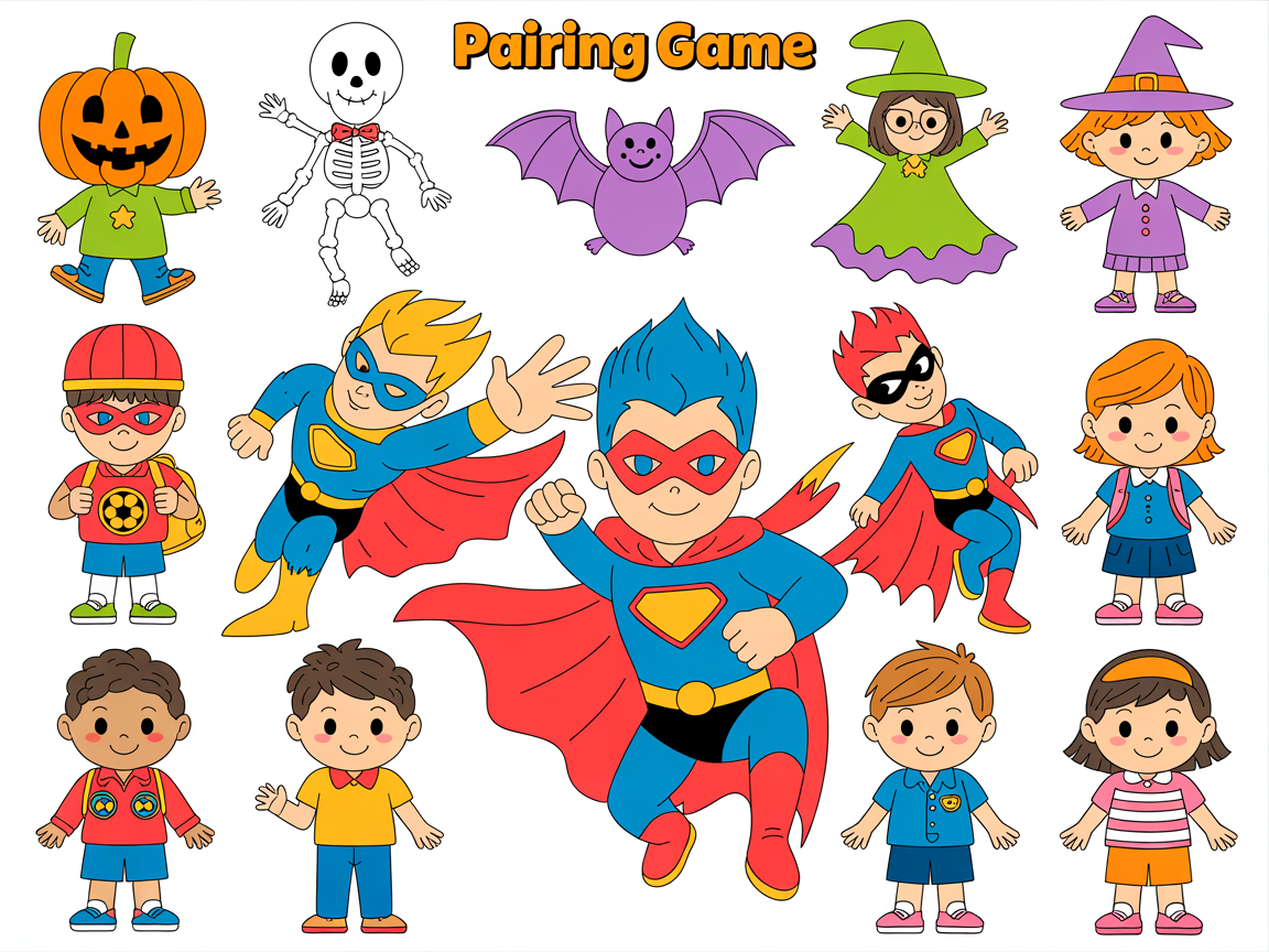 Printable Templates 17 pairing game templates