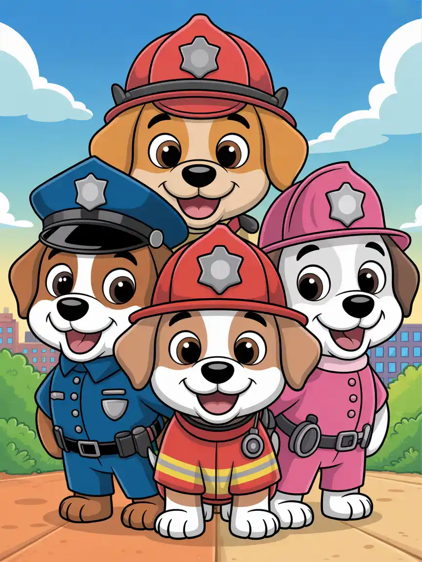 Printable Templates 23 paw petrol coloring page icon