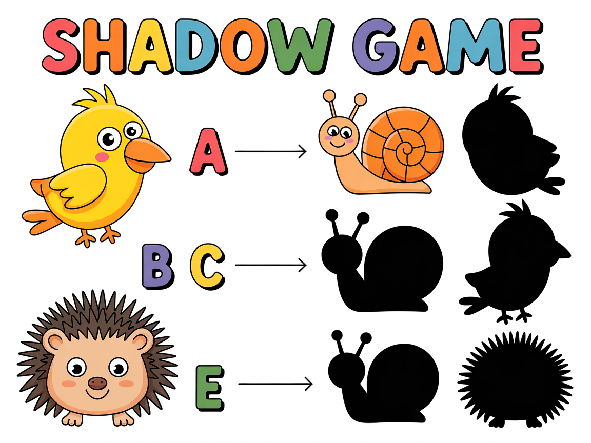 Printable Templates 18 shadow game template