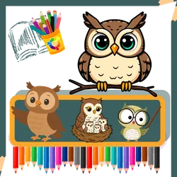 Printable Coloring Pages 26 owl coloring pages