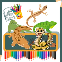 Printable Coloring Pages 20 reptile coloring pages