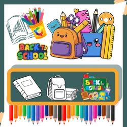 Printable Coloring Pages 38 back to school coloring pages