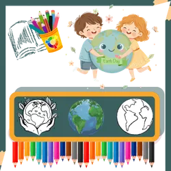 Printable Coloring Pages 40 earth day coloring pages